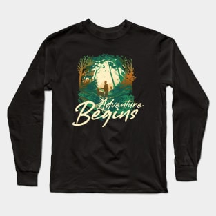 A New Adventure Begins Long Sleeve T-Shirt